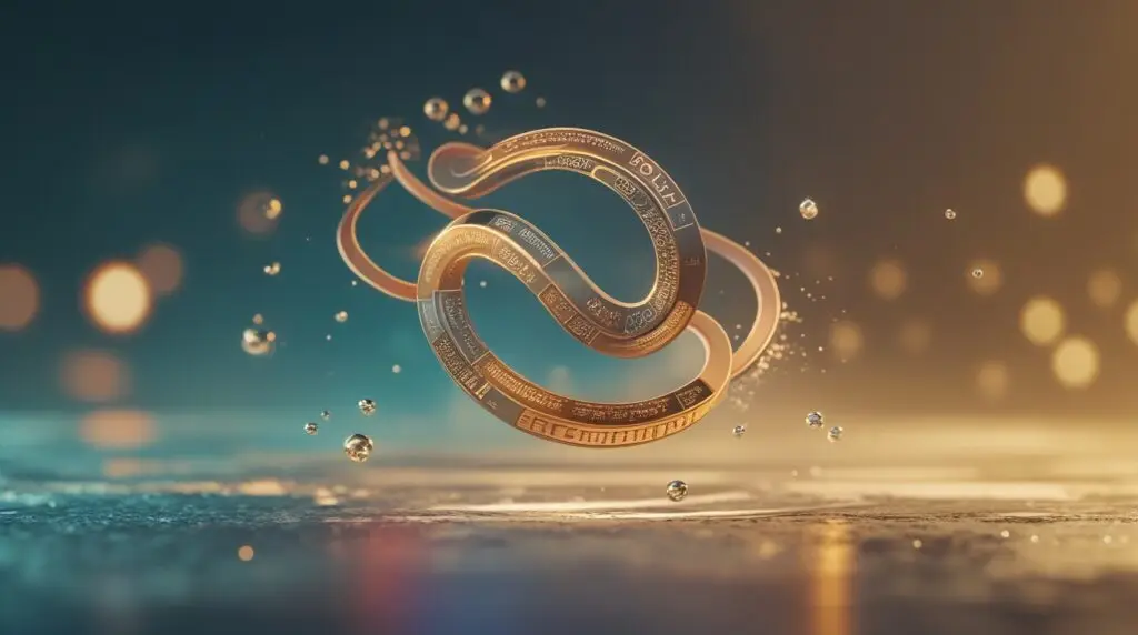 Feedback loop intertwined with property symbols, representing user-driven innovation.